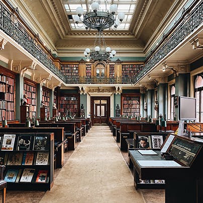 Explore the Victoria and Albert Museum, a short walk away