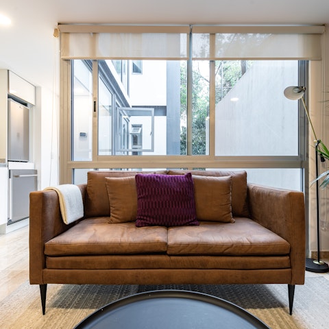 Enjoy the abundance of natural light in the living room