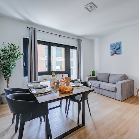 Feel at home in your smart, modern apartment