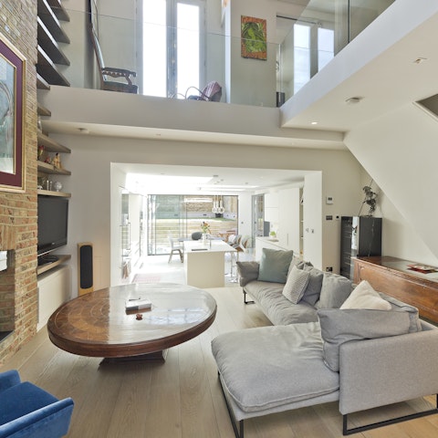 Wind down with cosy family gatherings in the living room