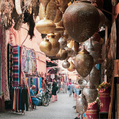 Shop for souvenirs at the souk – you can drive there in twenty minutes