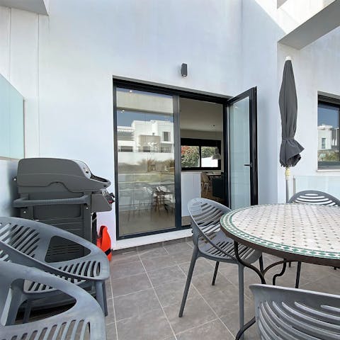 Fire up the barbecue and enjoy dinner alfresco