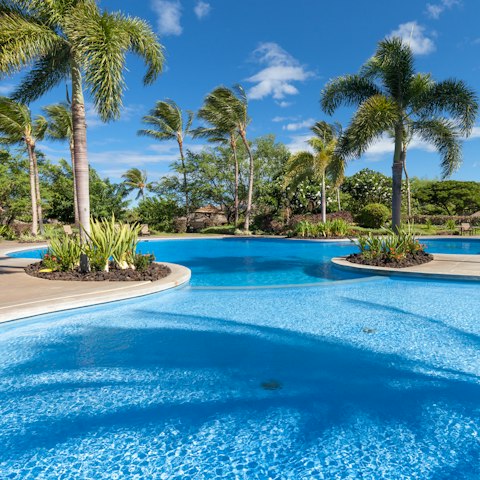 Enjoy free access to the pools at the nearby resort