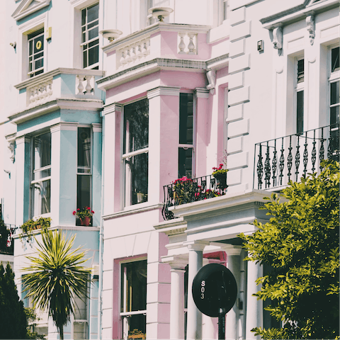 Explore the charming streets in and around Ladbroke Grove