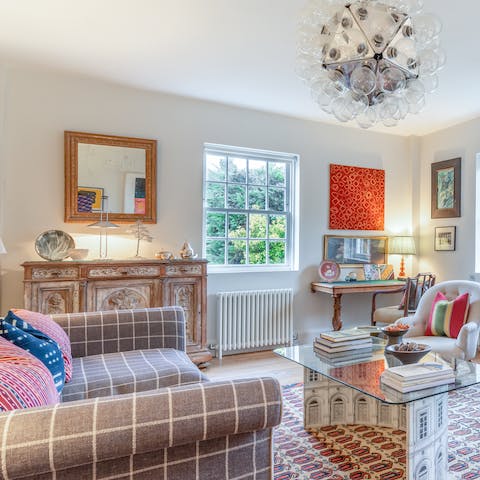 Relax in stylish surroundings