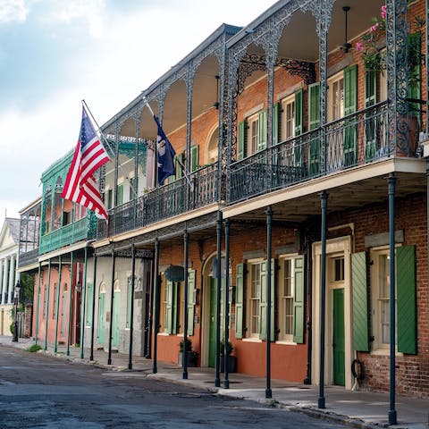 Soak up the history of the French Quarter