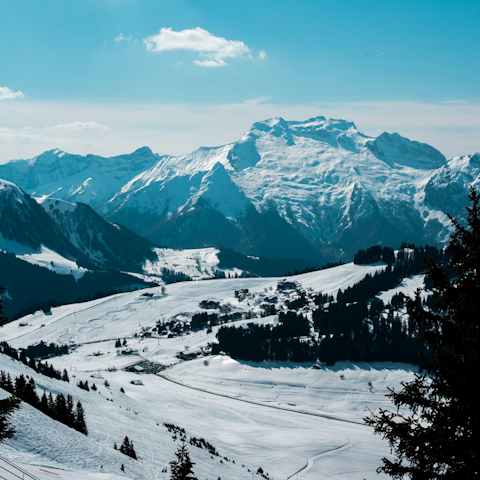 Spend the afternoon zipping down La Clusaz's slope, 100m away
