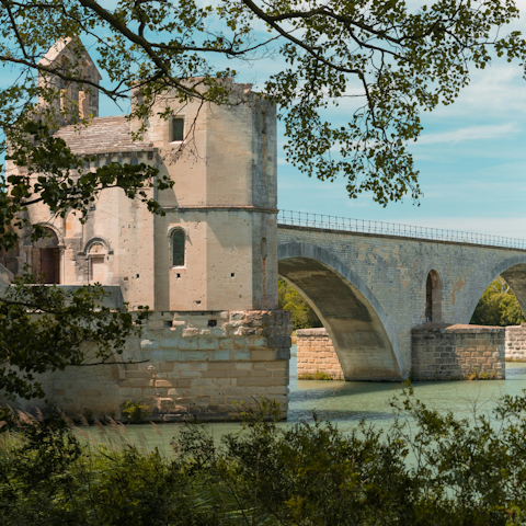Take a trip to Avignon, forty-five minutes away by car