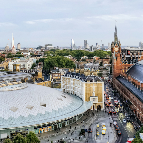 Jump on the tube to reach central London in twenty minutes