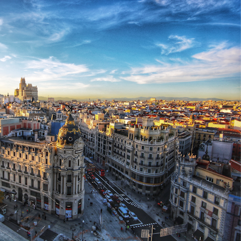 Explore this area of Spain's capital city, including a variety of parks