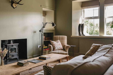 Spend cosy evenings relaxing by the fire