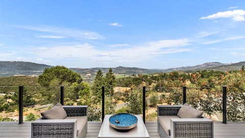 Unwind by the fire pit after a busy day spent exploring