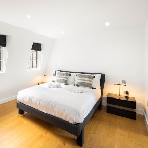 Sleep peacefully in the comfortable bedrooms