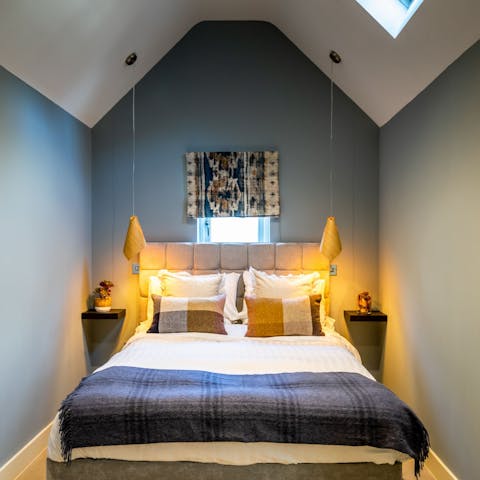 Drift off in the dreamy bed for a great night's sleep