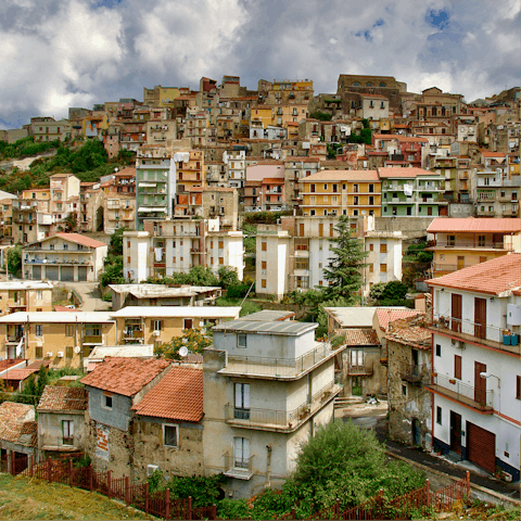 Explore the narrow, old streets of Castiglione, just under fifteen minutes in the car