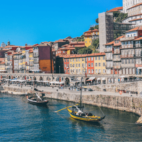 Explore the wonderful city of Porto from your location in the Bolhão area