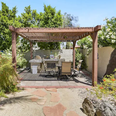 Light up the grill and spend a magical evening together under the stars