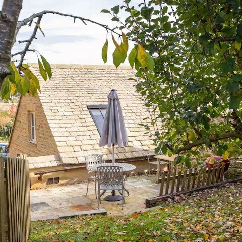 Step out to the garden to enjoy a coffee in the sunshine