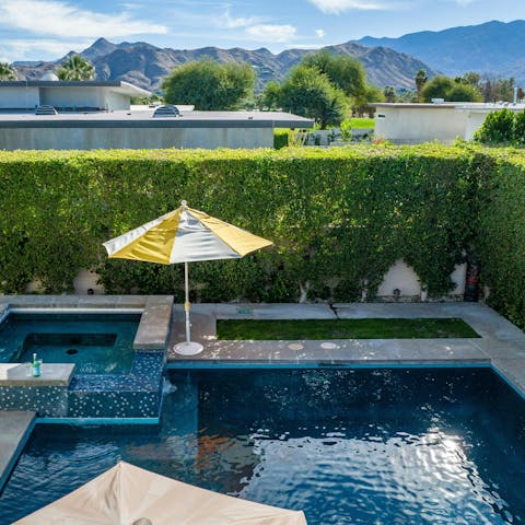 Beat the heat with a dip in your own private pool