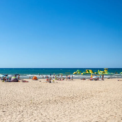 Swim and sunbathe at Balestrate Lido, a ten-minute walk away