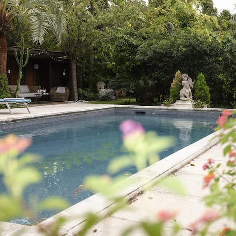 Start your day with a refreshing swim in the pool