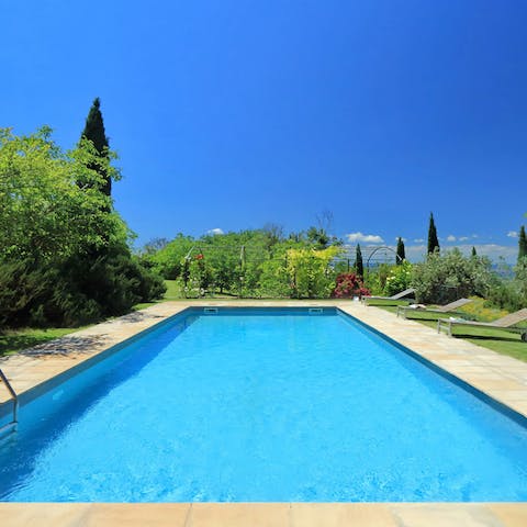 Cool off in your private pool