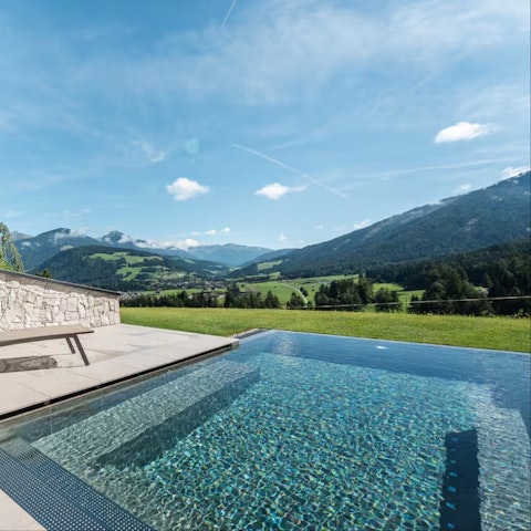 Enjoy the scenery as you swim in the private pool