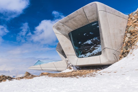 Explore a striking mountaintop museum, a twenty-minute drive away