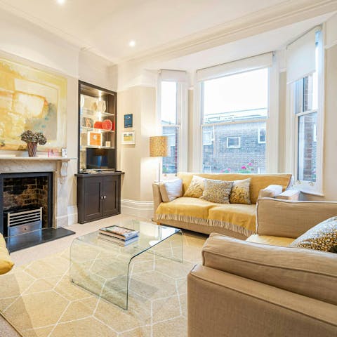 Spend cosy evenings at home or head to a local restaurant