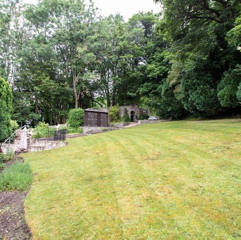Relax in the spacious garden