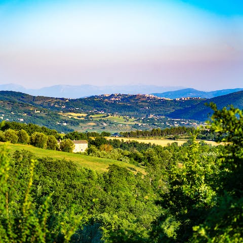 Explore the medieval hamlet of Montecchio, 5 minutes away by car