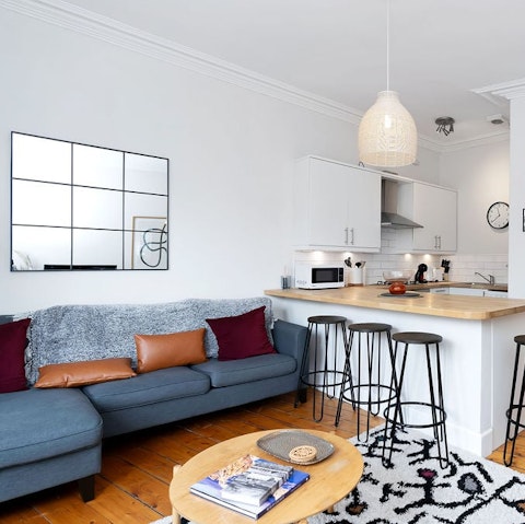 Start your day with eggs at the breakfast bar