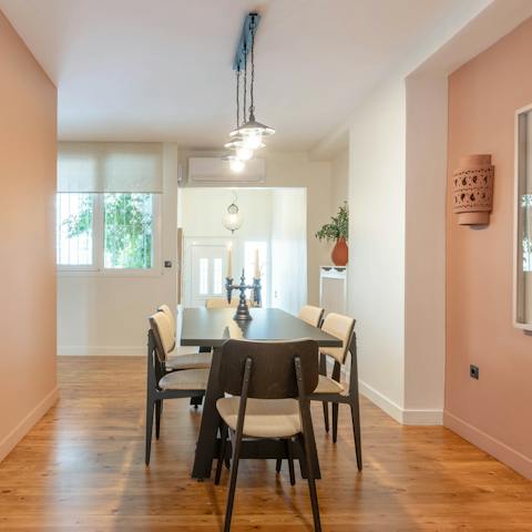 Enjoy some gemista at your dining table