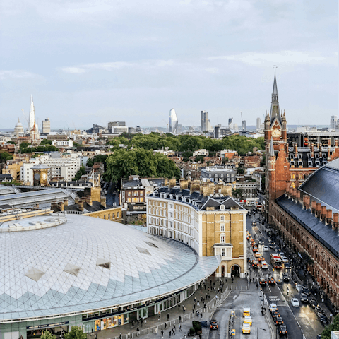 Reach King's Cross in half an hour by train from St Albans City