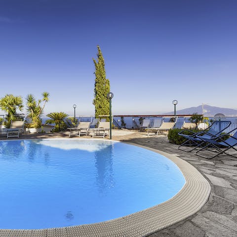 Cool down with a dip in the pool