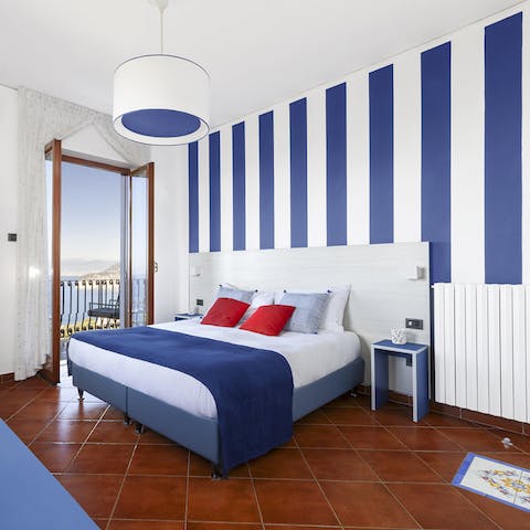 Fall asleep in the nautical-theme bedroom