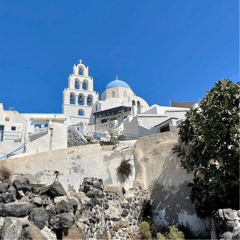 Visit Pyrgos – a short drive away