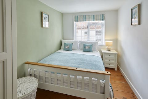 Wake in your seaside-inspired bedroom, ready for another day on the coast