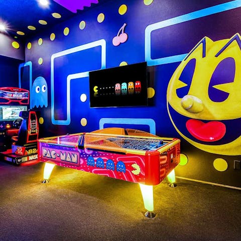 Embrace light hearted family fun in the games room