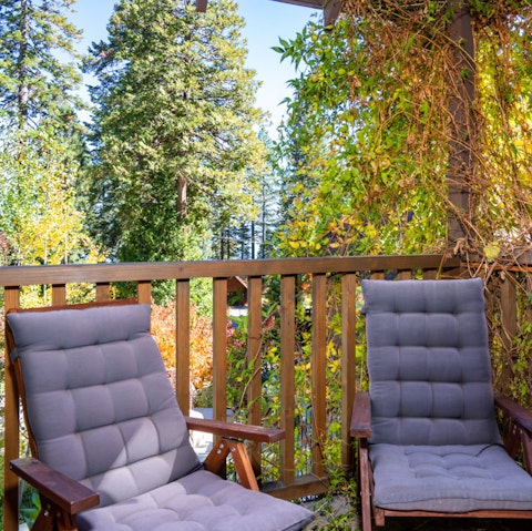 Relax with drinks after a day of outdoor adventures