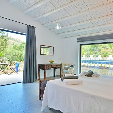 Wake up to a gorgeous view