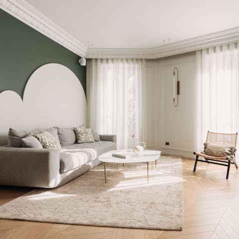 Let the light flood into the stylish living space