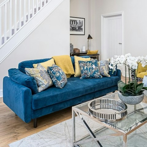 Curl up on the sofa after a busy day of sightseeing