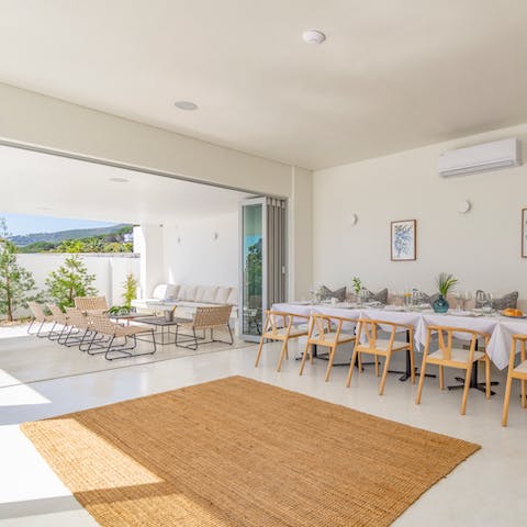 Enjoy delicious home-cooked meals brought to you by the villa's private chef