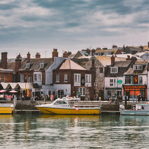 Drive nine kilometres to Weymouth for some fish and chips