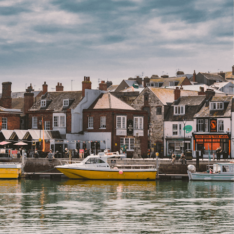 Drive nine kilometres to Weymouth for some fish and chips