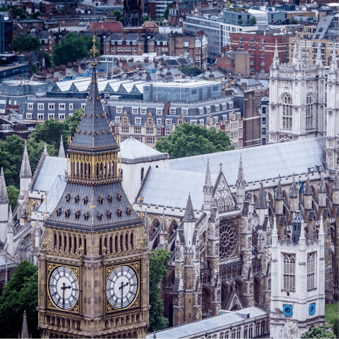 Head into London for all the sights – an easy forty-five minute train ride