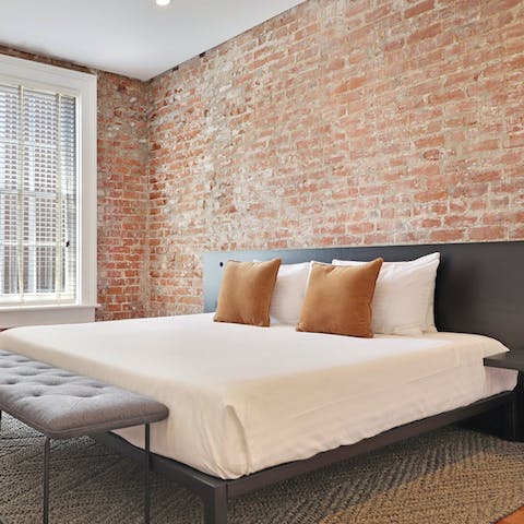 Make yourselves at home in the large but cosy bedrooms