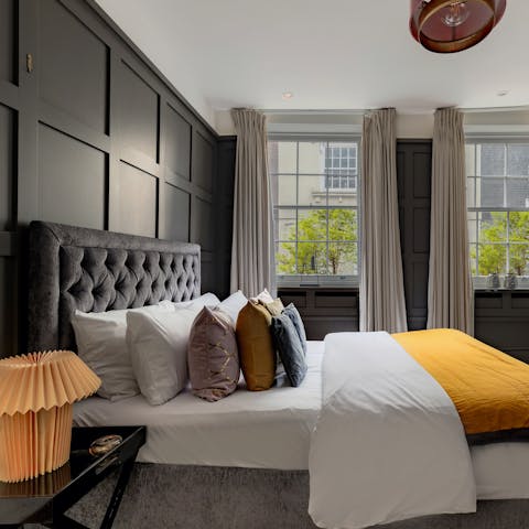 Rest up in the bedrooms for a long day of sightseeing