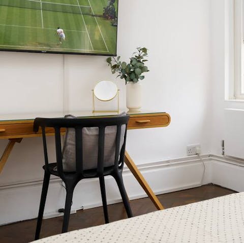 Getting some work done during your stay